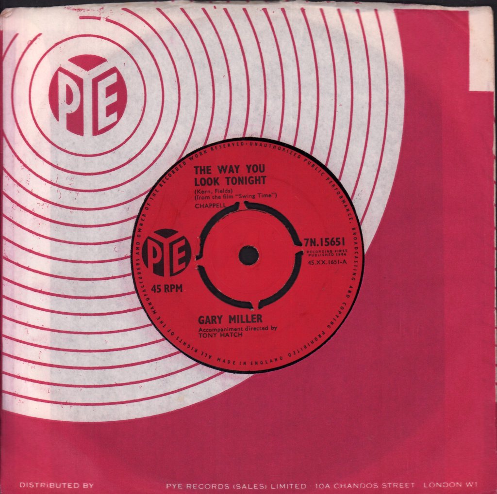 Gary Miller - Way You Look Tonight - 7 Inch