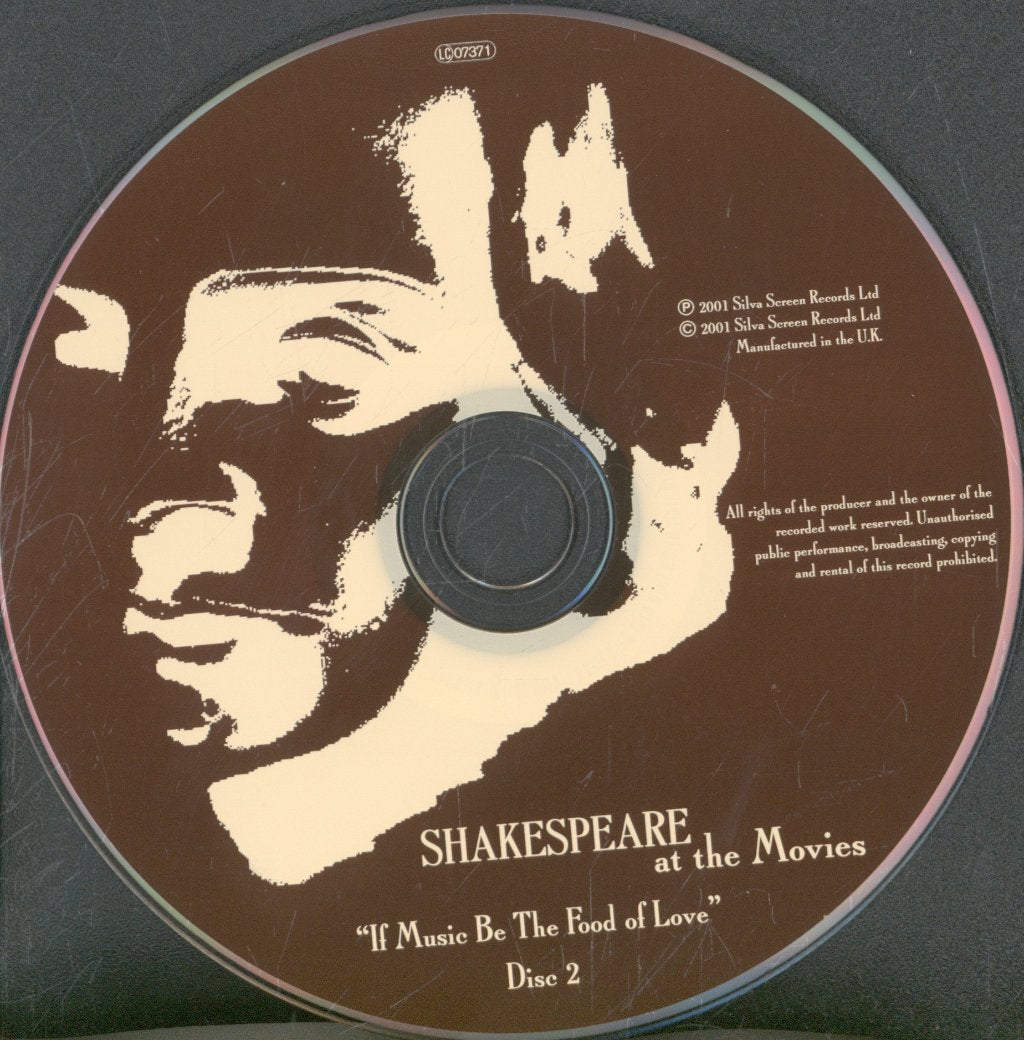 Various Artists - Shakespeare At The Movies - "If Music Be The Food Of Love" - Double Cd