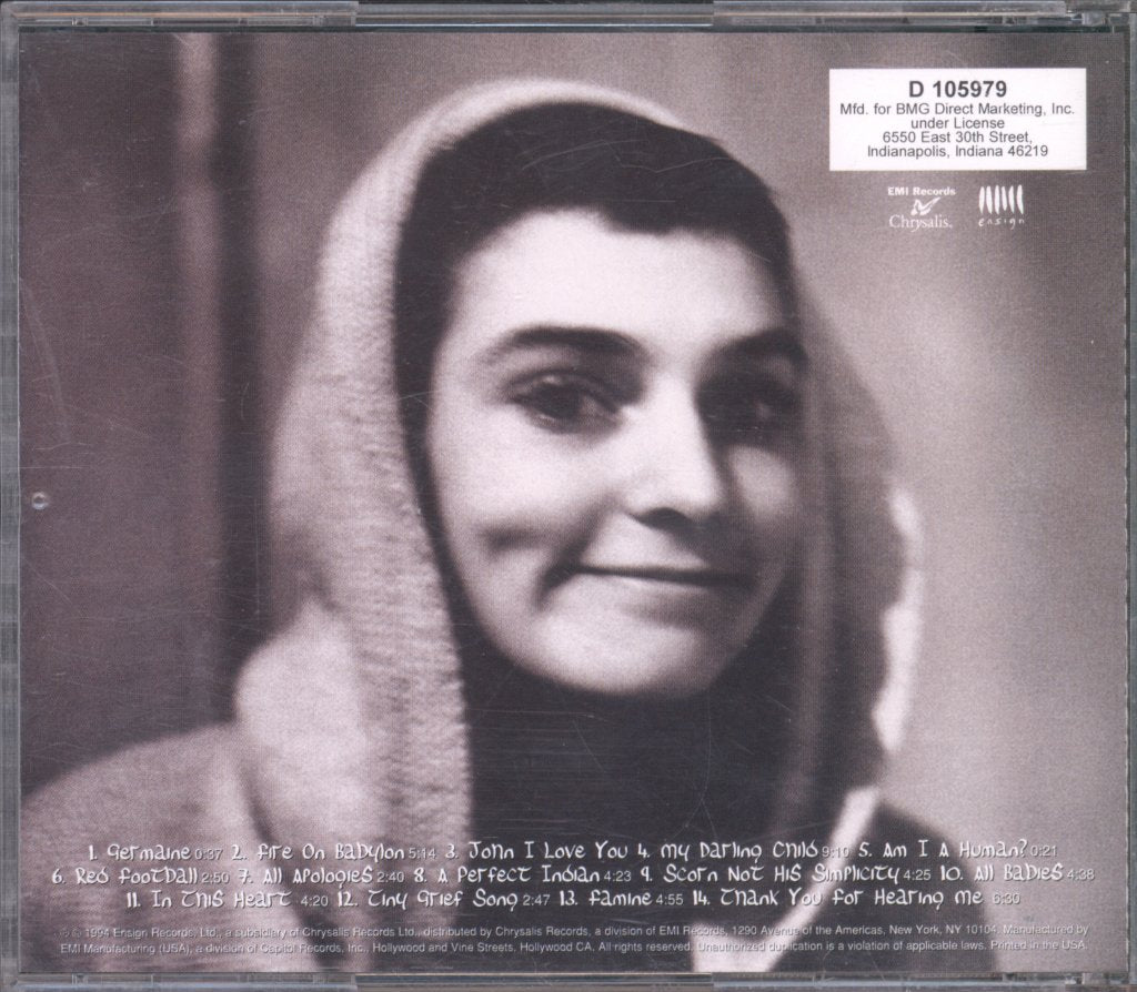 Sinéad O'Connor - Universal Mother - Cd