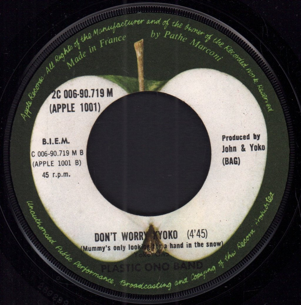 Plastic Ono Band - Cold Turkey - 7 Inch