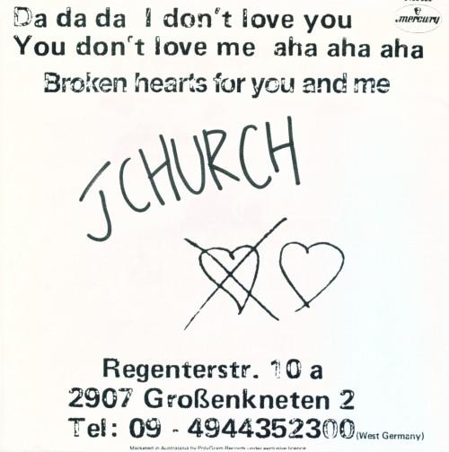 J Church - My Favorite Place... - Triple 7 Inch