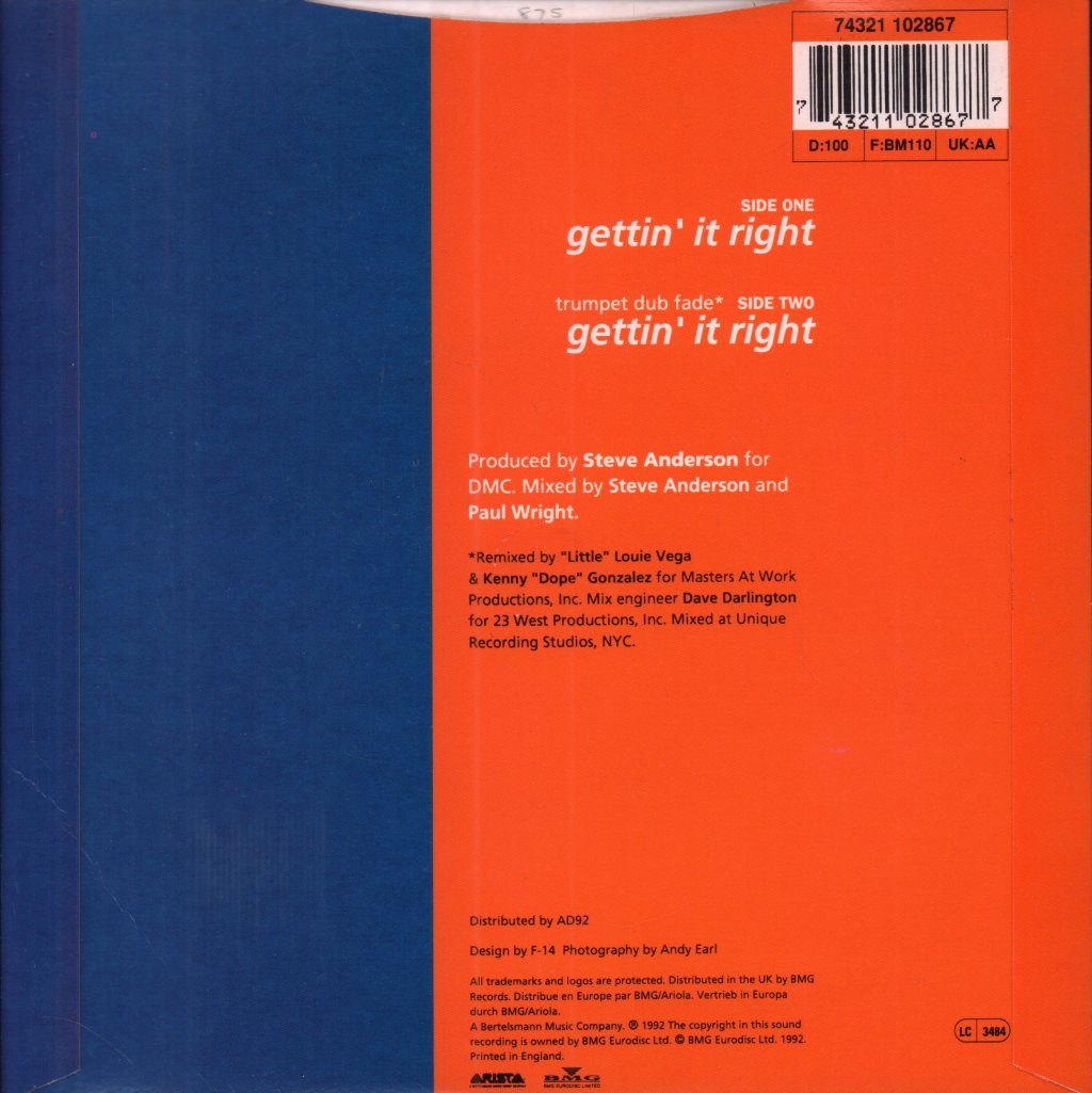 Alison Limerick - Gettin' It Right - 7 Inch