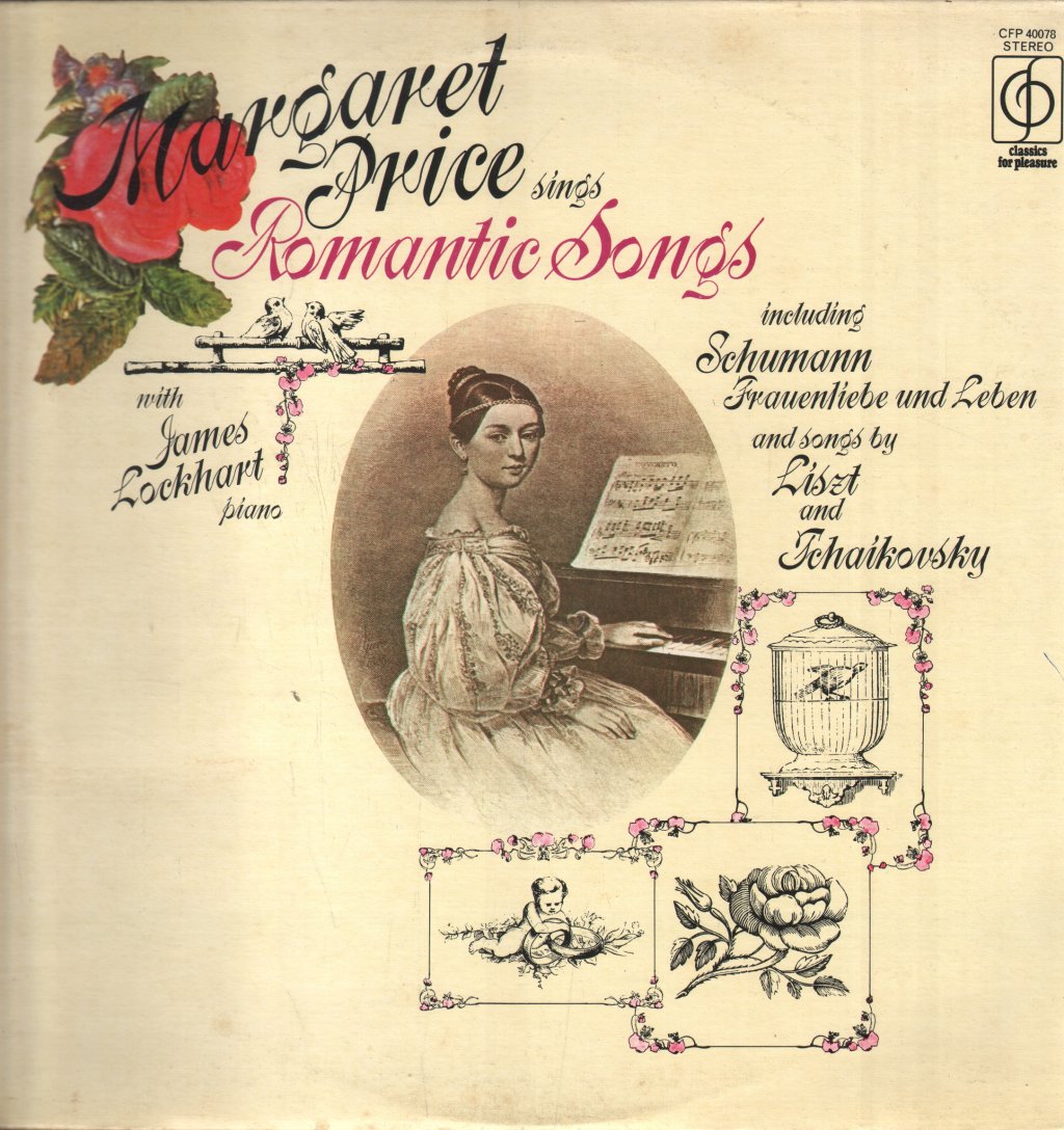 Margaret Price with James Lockhart - Margaret Price Sings Romantic Songs - Lp