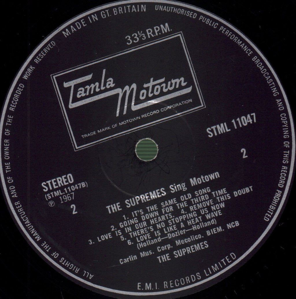 Supremes - Supremes Sing Motown - Lp
