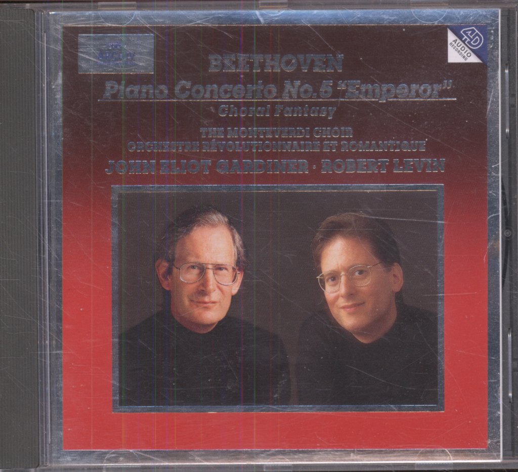 Monteverdi Choir, John Eliot Gardiner - Beethoven - Piano Concerto No.5 "Emperor" / Choral Fantasy - Cd