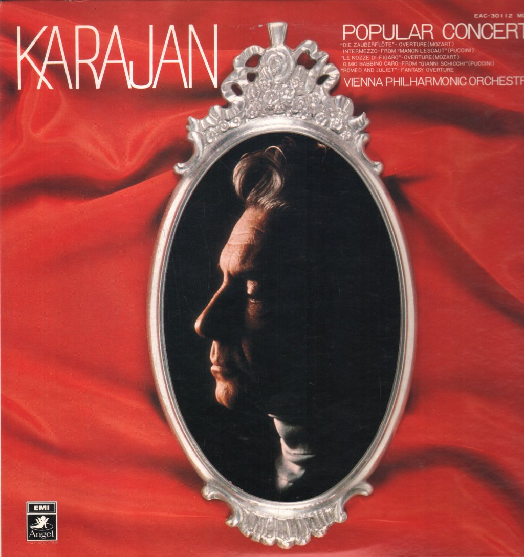 Herbert Von Karajan / Vienna Philharmonic - Karajan Popular Concert - Lp