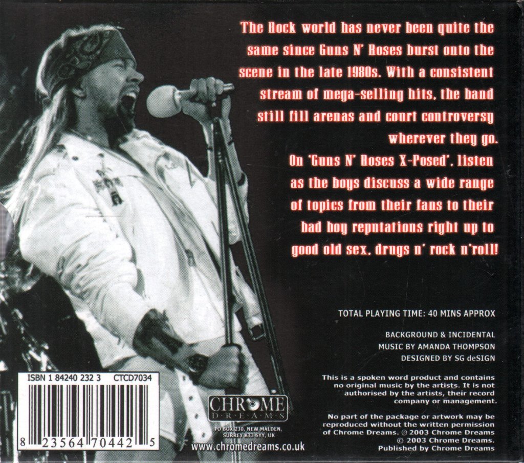 Guns N' Roses - X-Posed - Cd
