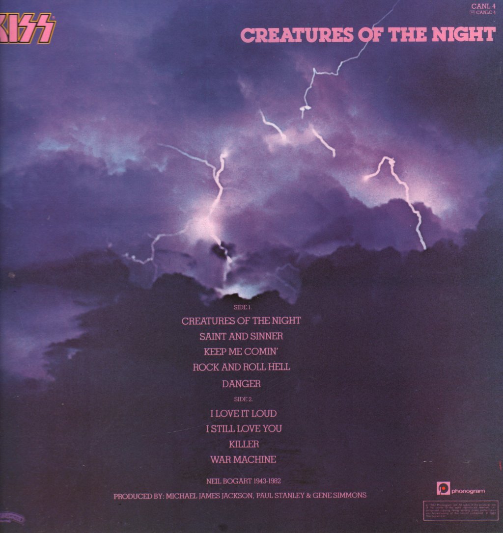 Kiss - Creatures Of The Night - Lp