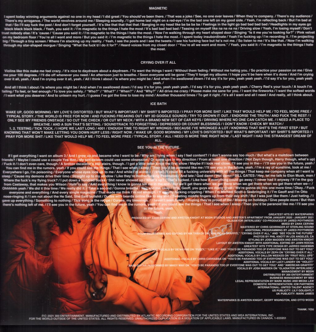 Waterparks - Greatest Hits - Double Lp