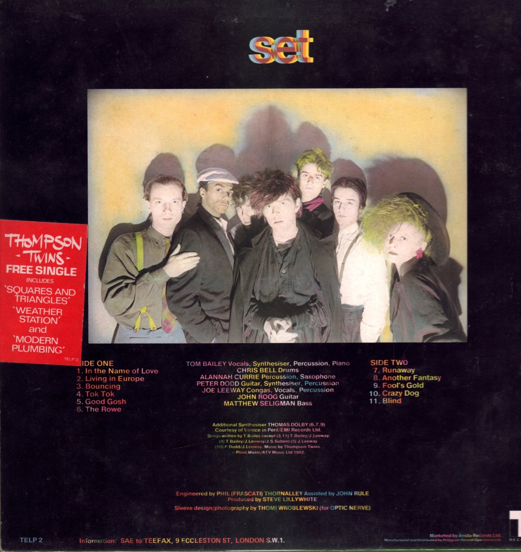 Thompson Twins - Set - Lp