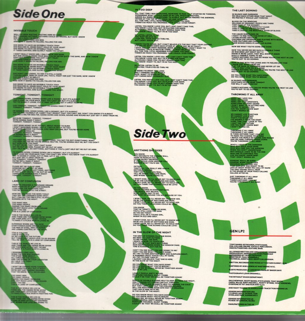 Genesis - Invisible Touch - Lp