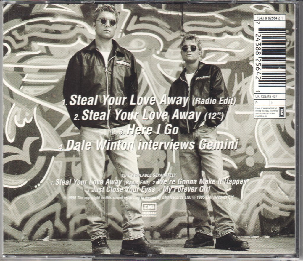 Gemini (90'S Group) - Steal Your Love Away - Cd