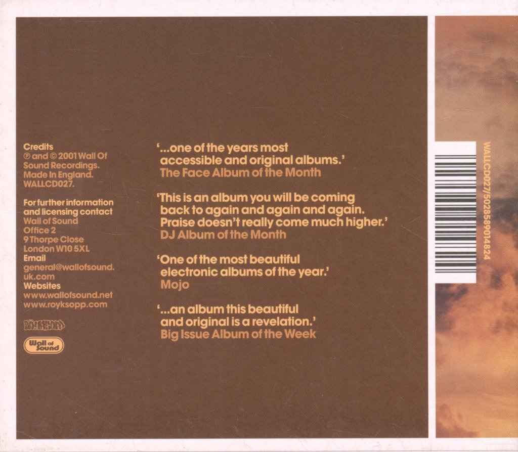 Röyksopp - Melody A.M. - Cd