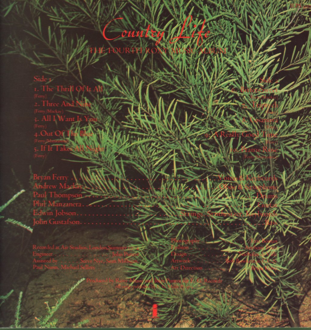 Roxy Music - Country Life - Lp