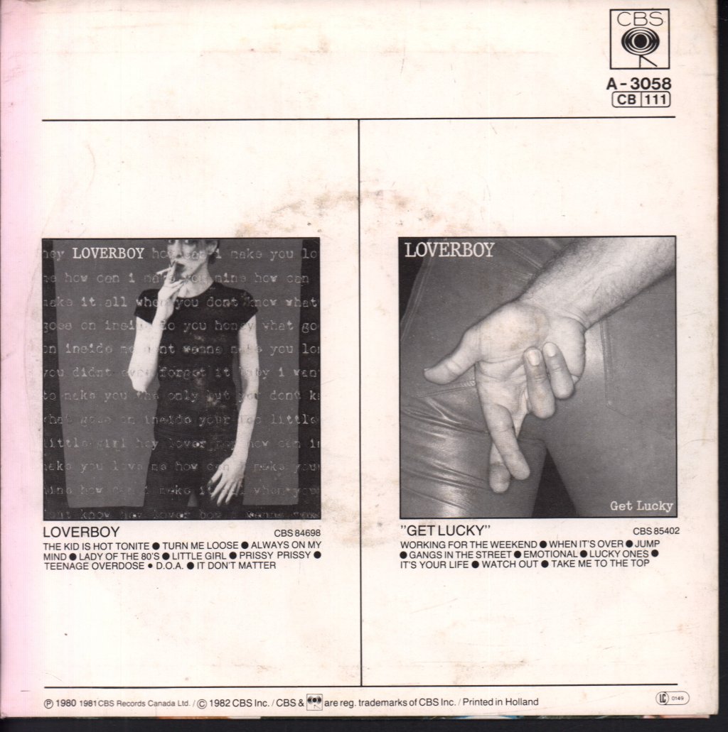 Loverboy - Turn Me Loose - 7 Inch