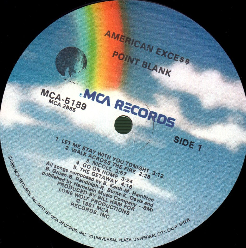 Point Blank - American Exce$$ - Lp