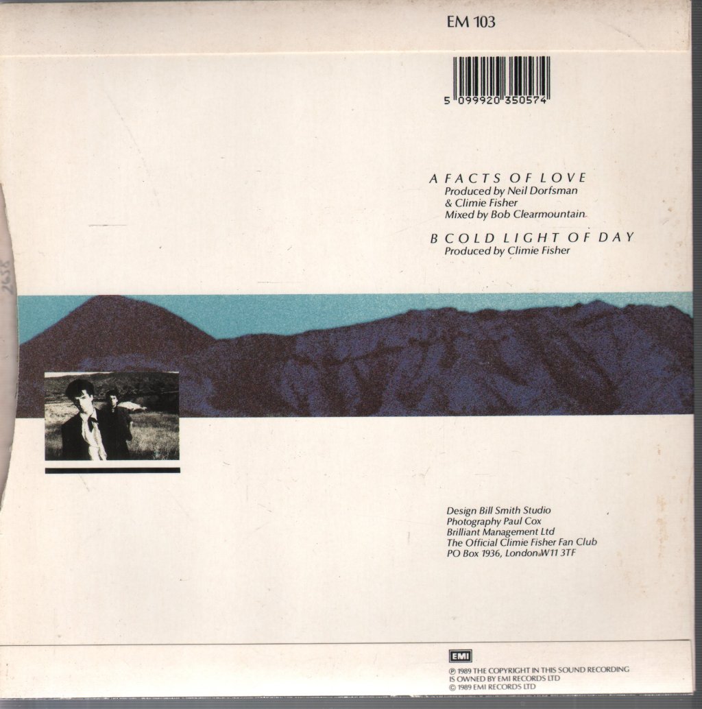 Climie Fisher - Facts Of Love - 7 Inch