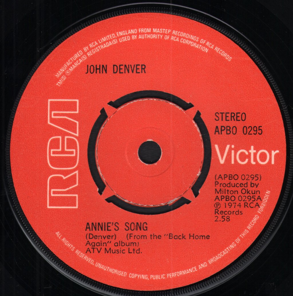 John Denver - Annie's Song - 7 Inch