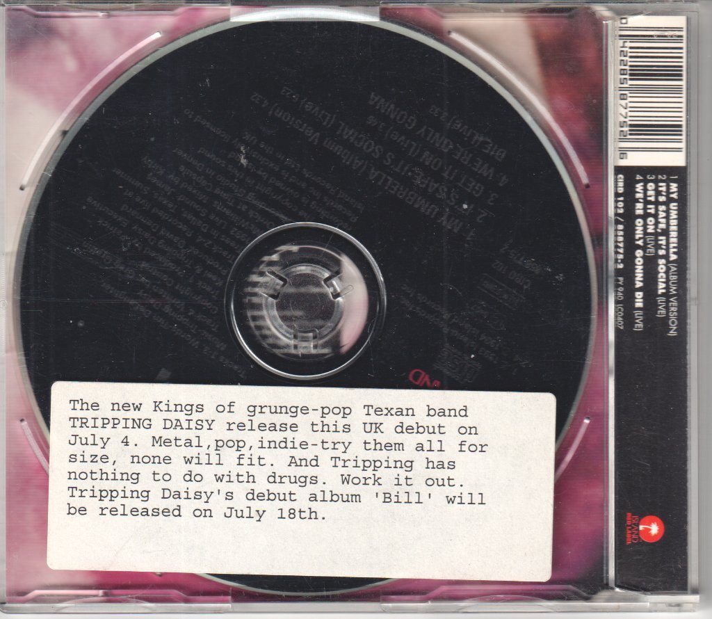 Tripping Daisy - My Umbrella - Cd
