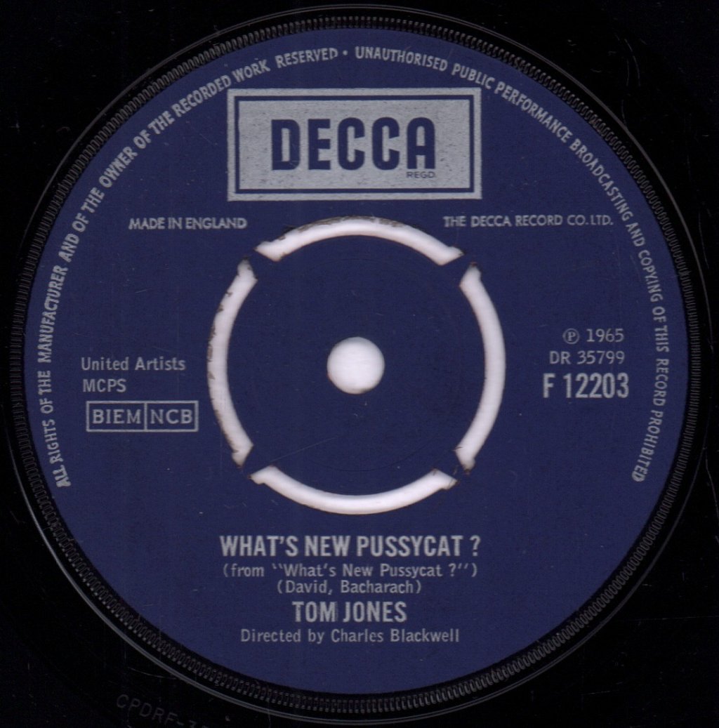 Tom Jones - What's New Pussycat? - 7 Inch
