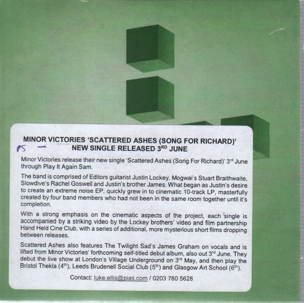 Minor Victories - Scattered Ashes - Cdr