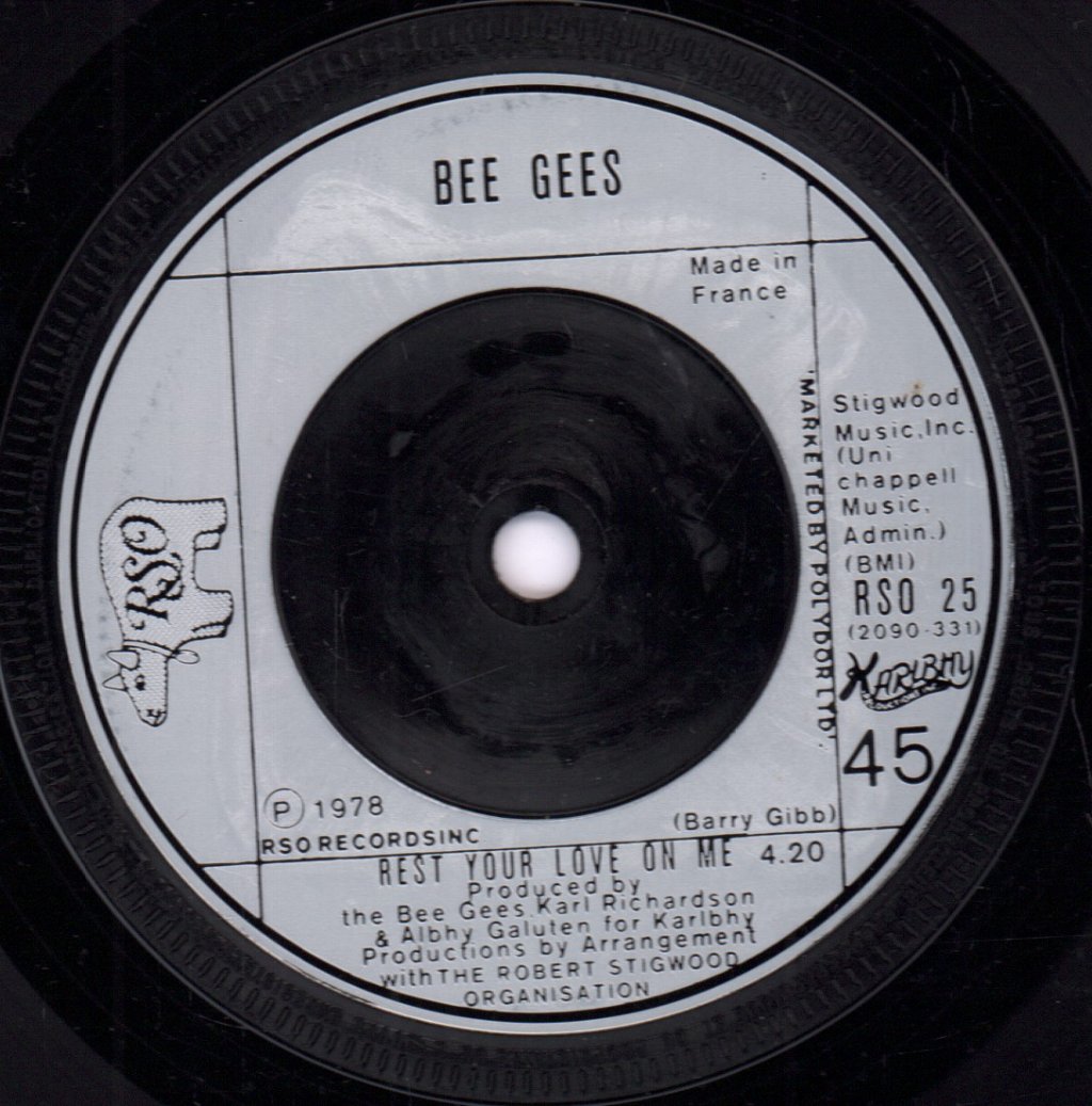 Bee Gees - Too Much Heaven - 7 Inch
