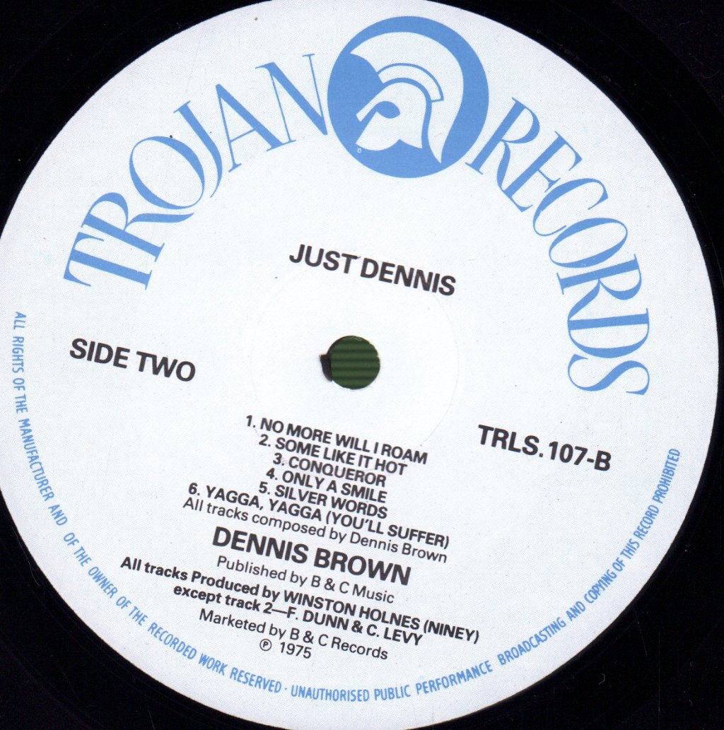 Dennis Brown - Just Dennis - Lp
