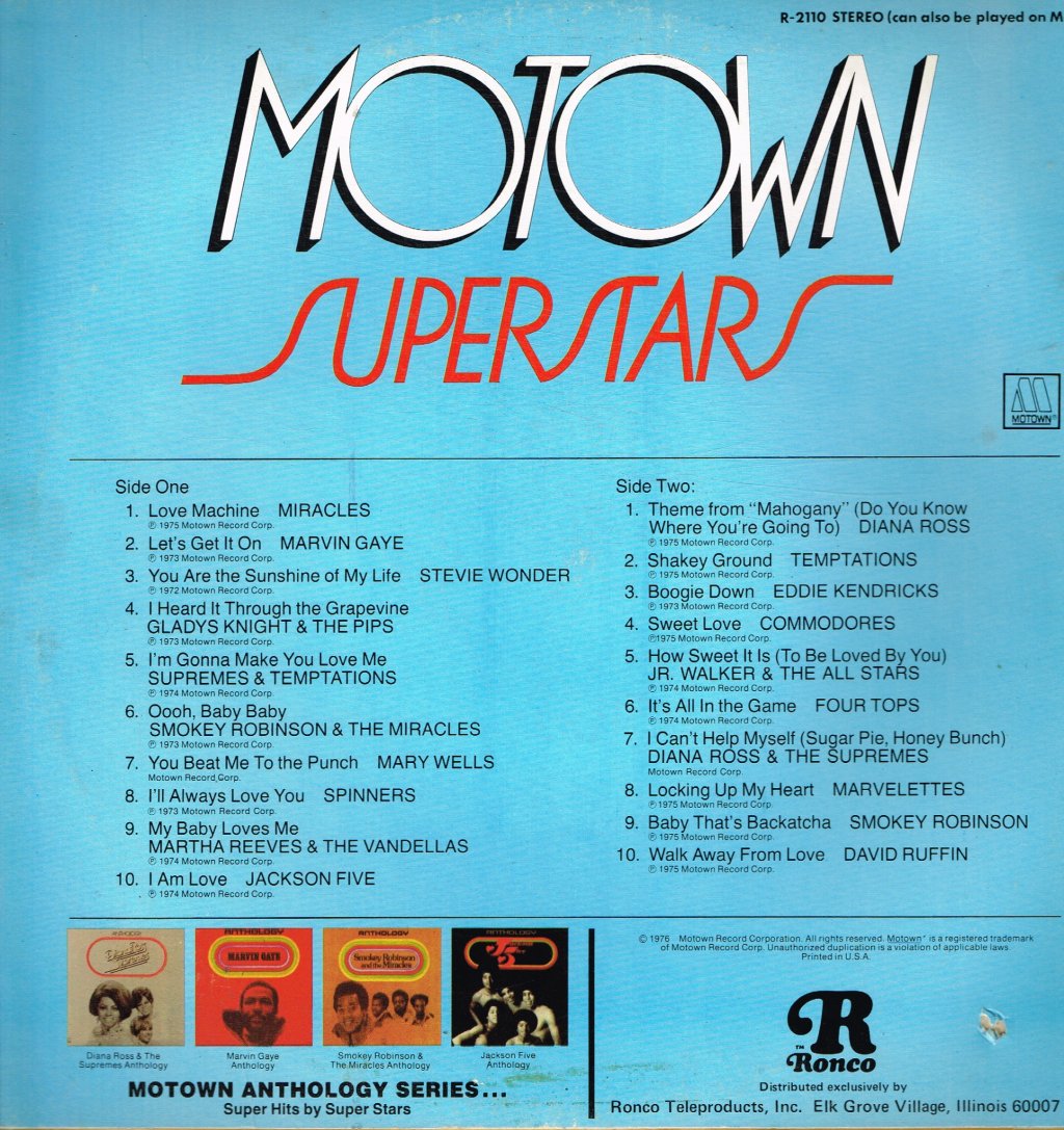 Various Artists - Motown Superstars - Lp