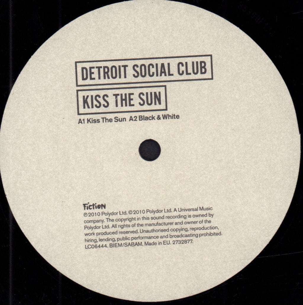 Detroit Social Club - Kiss The Sun - 10 Inch