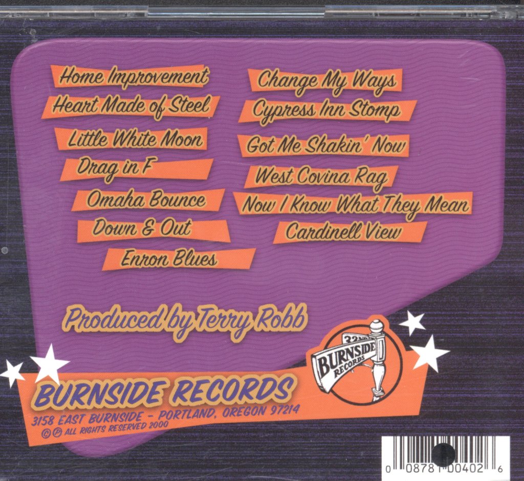 Terry Robb And His All-Star Blues Orchestra - Heart Made Of Steel - Cd