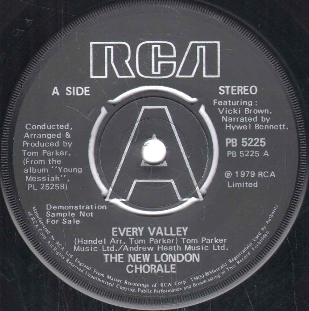 New London Chorale - Every Valley - 7 Inch