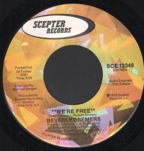 Beverly Bremers - We're Free - 7 Inch