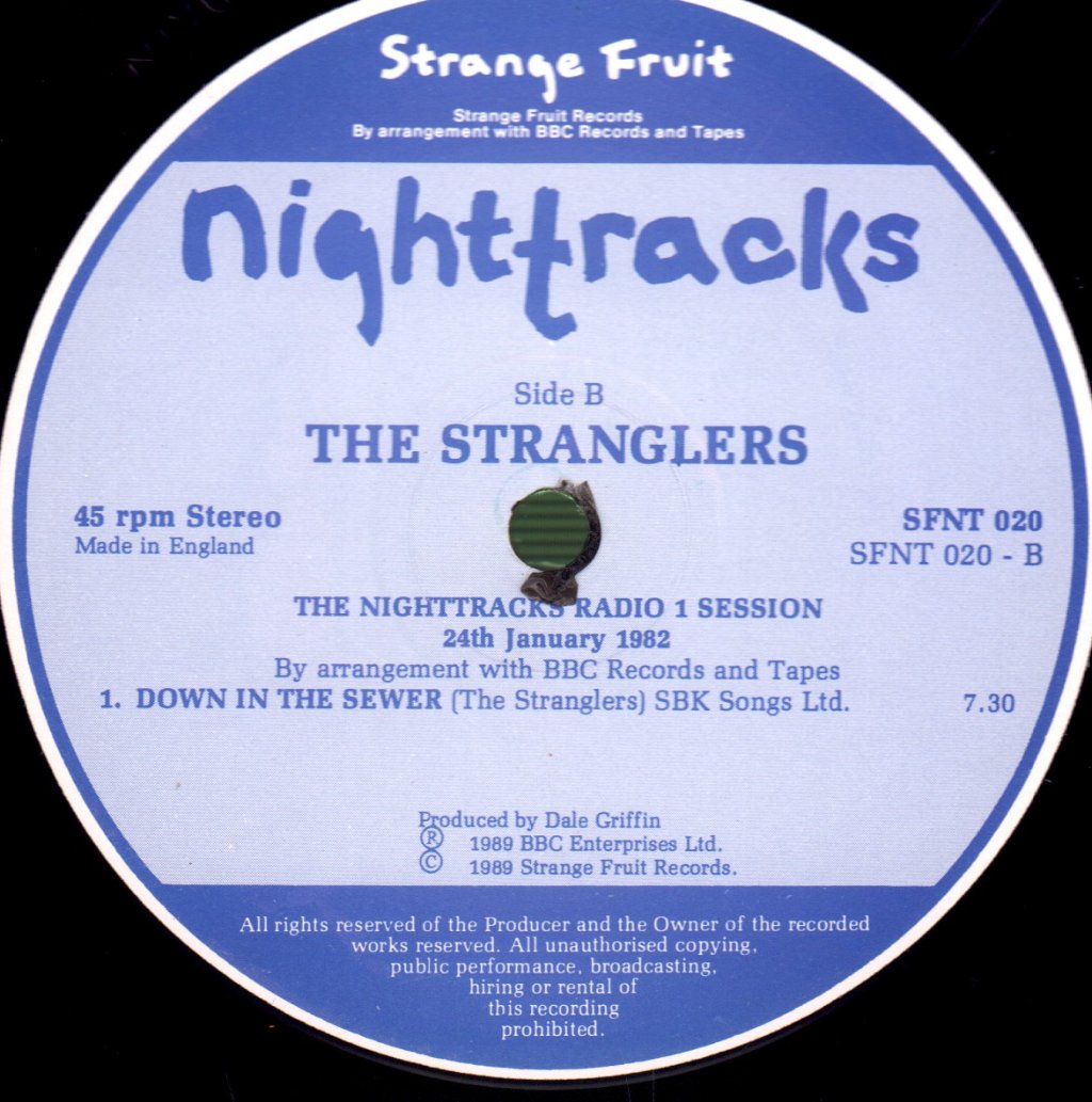 Stranglers - Radio 1 Sessions - The Evening Show - 12 Inch