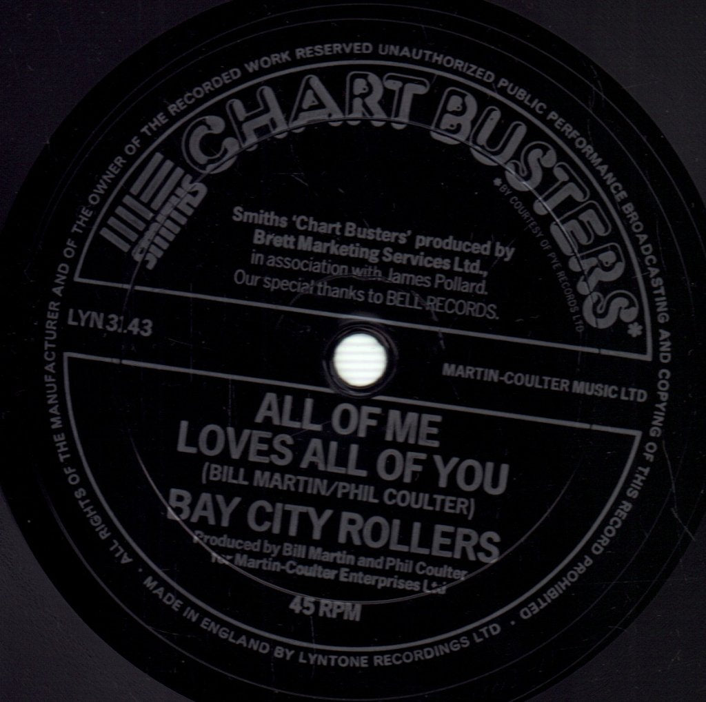 Bay City Rollers - Bye Bye Baby - 7 Inch