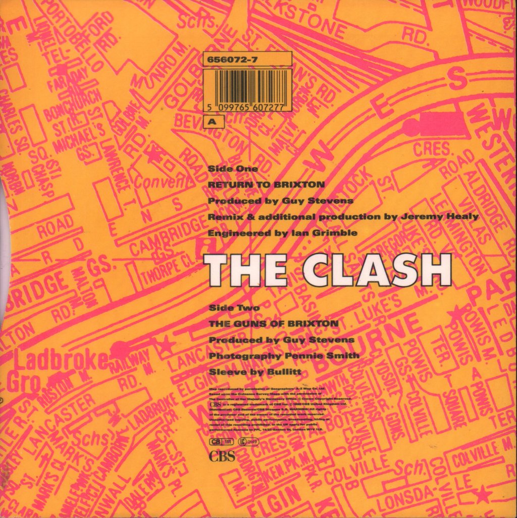 Clash - Return To Brixton - 7 Inch