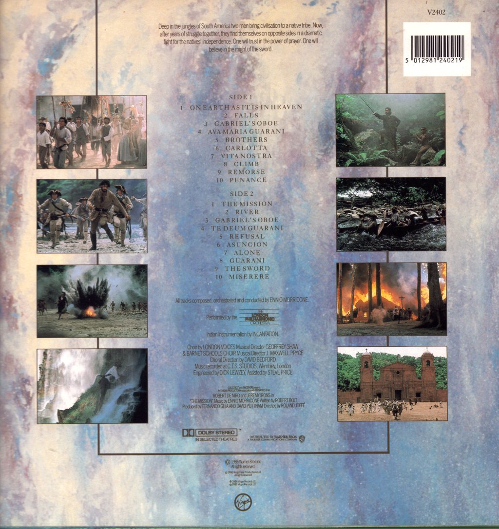 Ennio Morricone - Mission (Original Sound Track) - Lp
