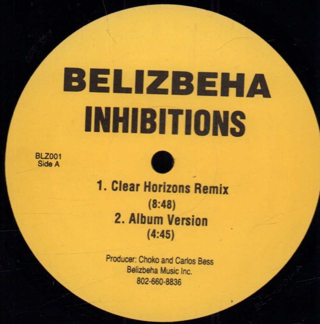 Belizbeha - Inhibitions - 12 Inch