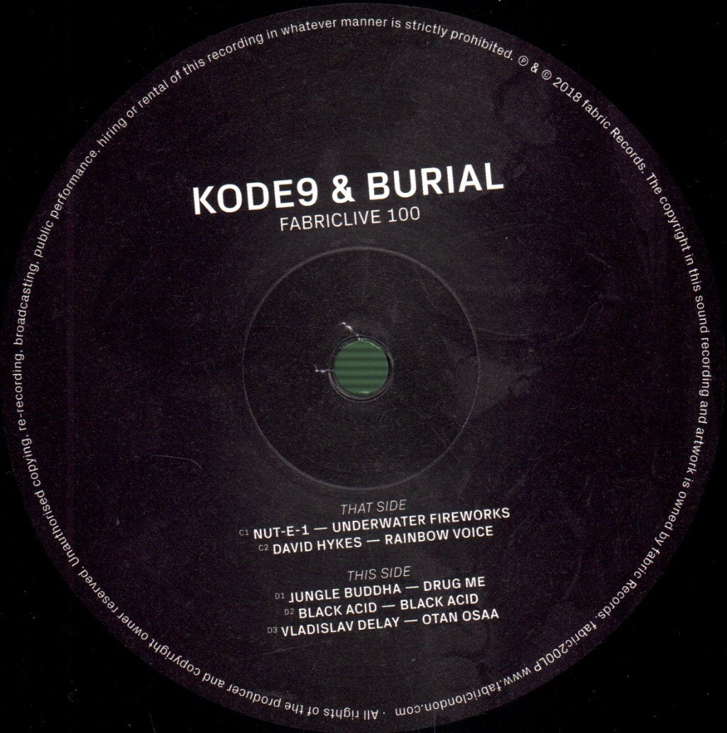 Kode9 And Burial - Fabriclive 100 - Lp Set