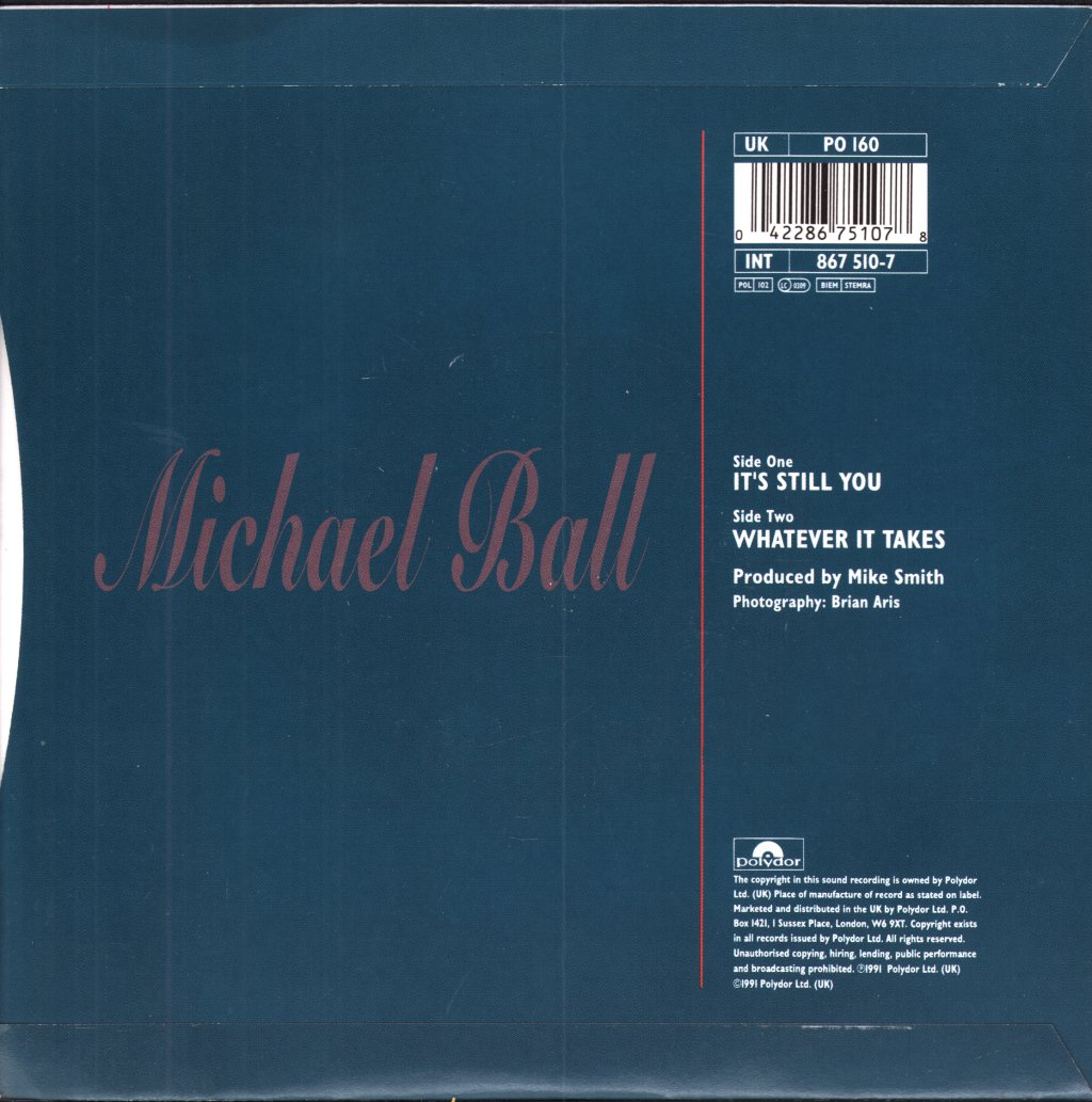 Michael Ball - It's Still You - 7 Inch