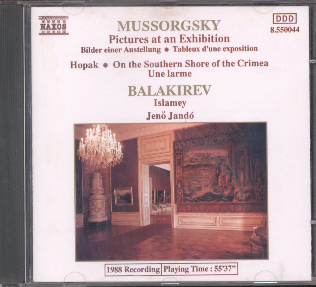 Balakirev, Jenö Jandó - Mussorgsky - Pictures At An Exhibition • Hopak • On The Southern Shore Of The Crimea • Une Larme / Islamey - Cd