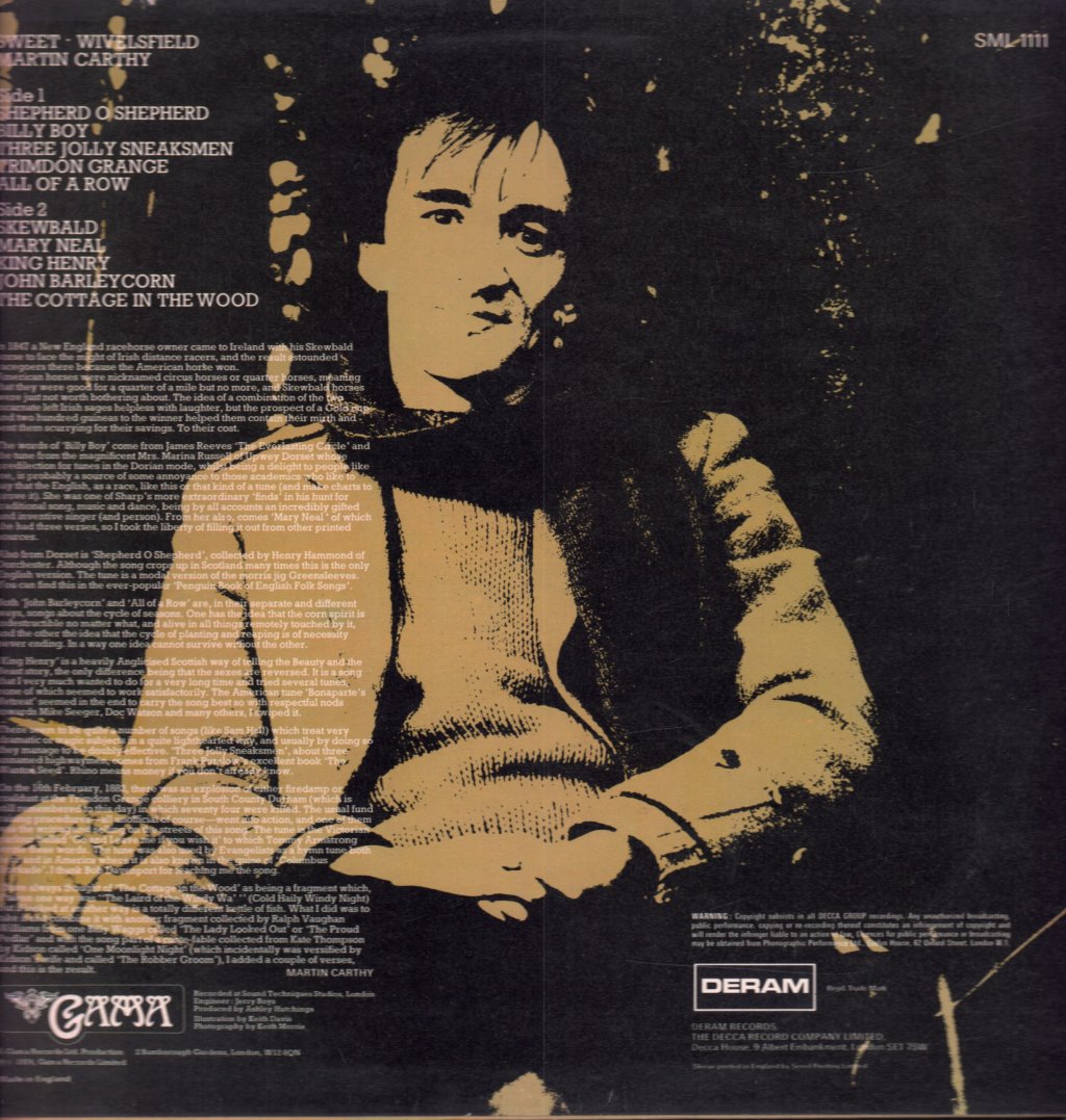 Martin Carthy - Sweet Wivelsfield - Lp