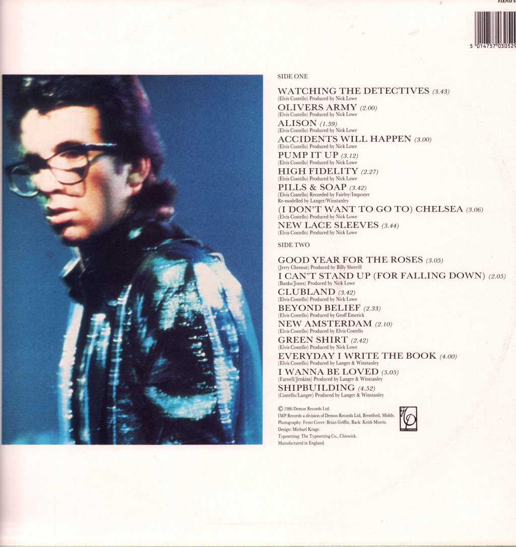 Elvis Costello - Man (The Best Of Elvis Costello) - Lp