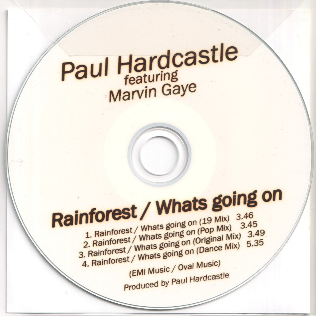 Paul Hardcastle Feat. Marvin Gaye - Rainforest / What's Going On - Cdr