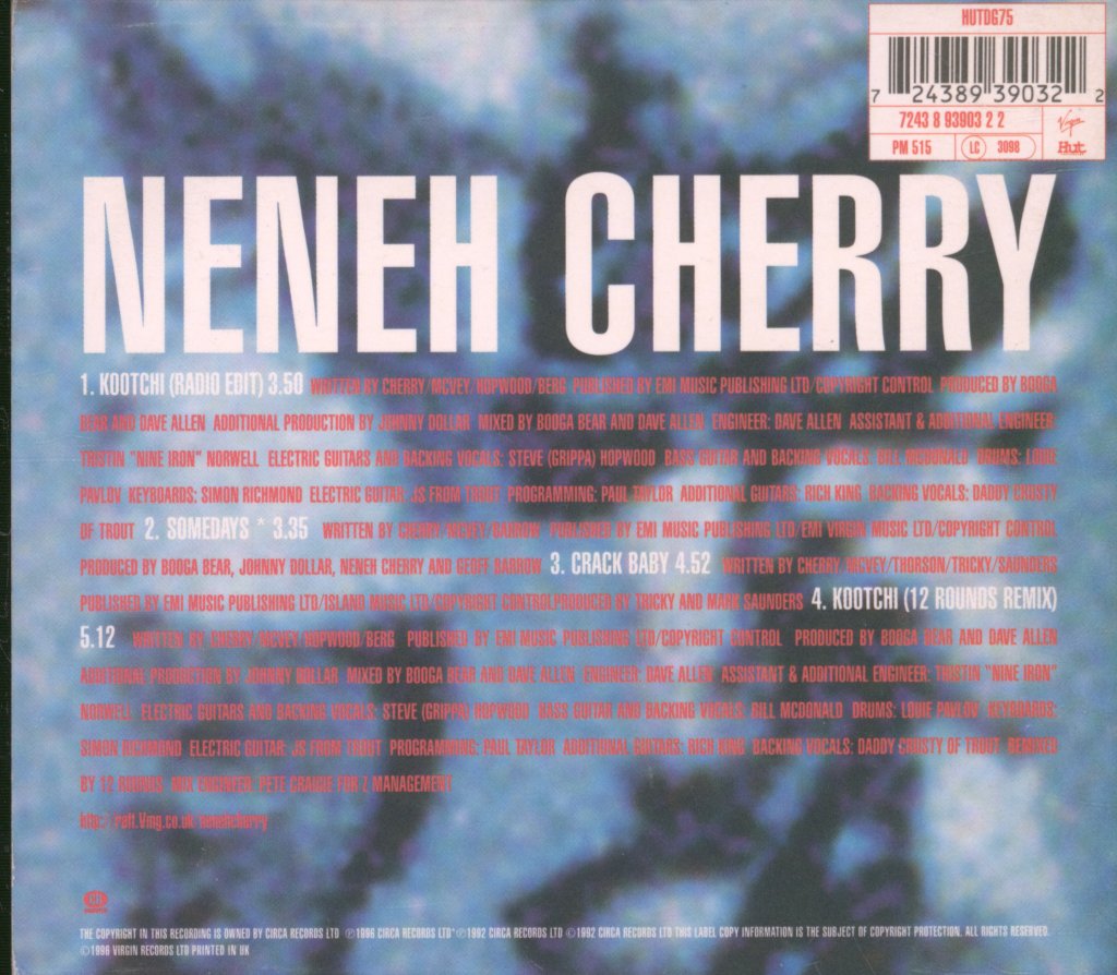 Neneh Cherry - Kootchi - Cd