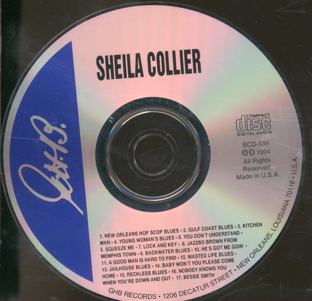 Sheila Collier - Goin Down The Road To See Bessie - Cd