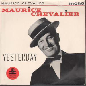 Maurice Chevalier - Yesterday - 7 Inch