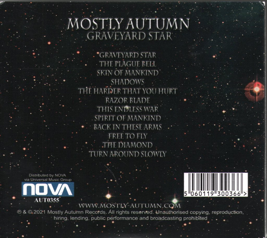 Mostly Autumn - Graveyard Star - Cd
