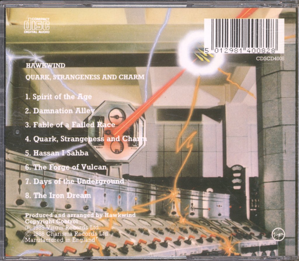 Hawkwind - Quark, Strangeness And Charm - Cd