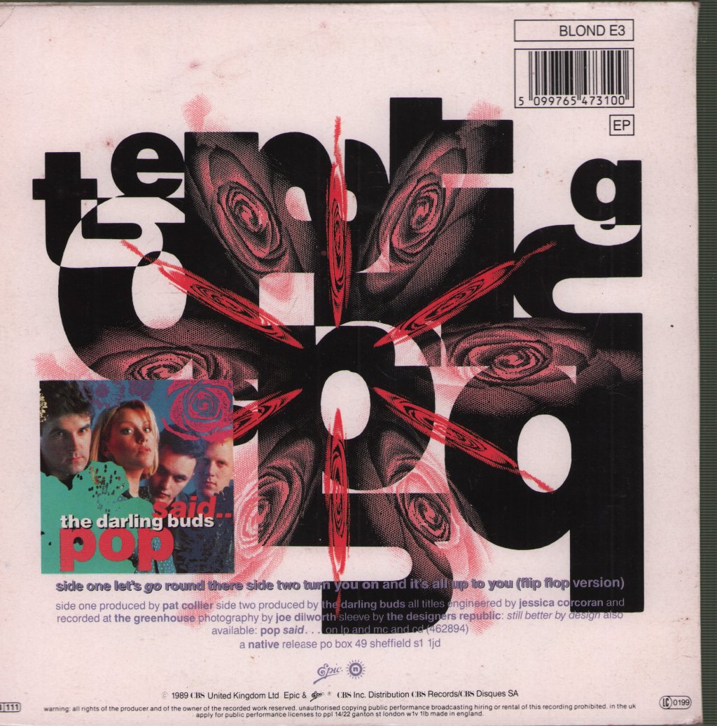 Darling Buds - Let's Go Round There - 7 Inch