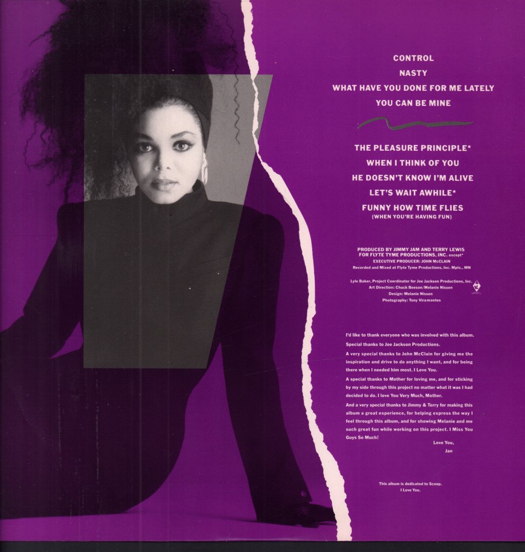 Janet Jackson - Control - Lp